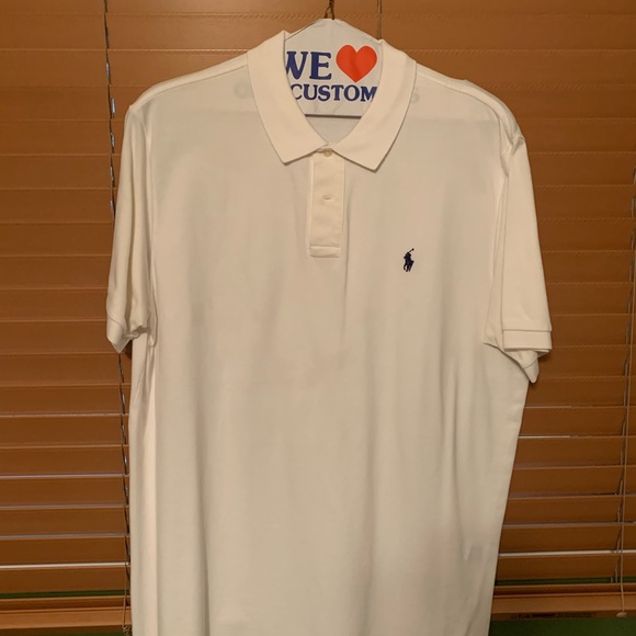Ralph Lauren White Polo XXL, no Stains - Picture 2 of 2